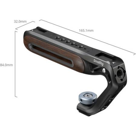 SmallRig 5250 - drewniany uchwyt górny, wymiary